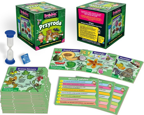 REBEL GRA BRAINBOX PRZYRODA WYZWANIE DLA MÓZGU 15120