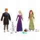 Frozen Kraina Lodu Zestaw Lalek Rodzina Elsa Anna Kristoff Olaf HLW59