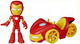 Spiderman Spidey Iron Man figurka + pojazd Hasbro F7458