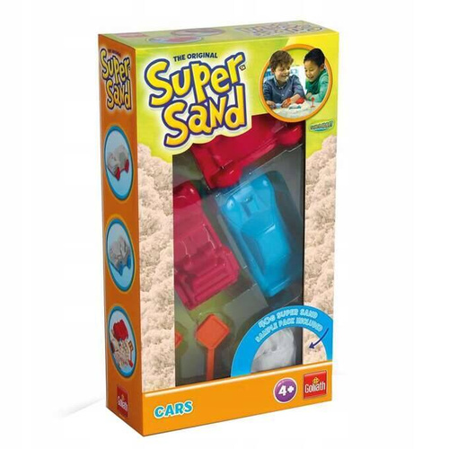 SUPER SAND ZESTAW SHAPES CARS PIASEK FOREMKI 32411