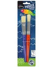 DERFORM - ZESTAW 2 PĘDZLI GRUBYCH KIDEA - MALOWANIE FARBAMI - 44269