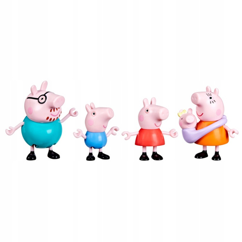Świnka Peppa Zestaw Rodzina Peppy figurki mama tata George Evi Hasbro G0506