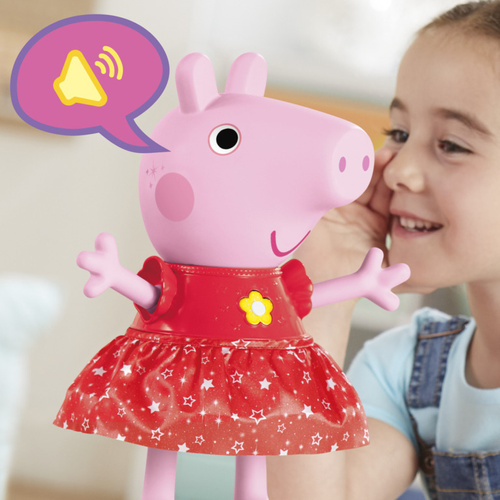 Świnka Peppa Interaktywna figurka 30 cm tańczy 55 dźwięków Hasbro F8873