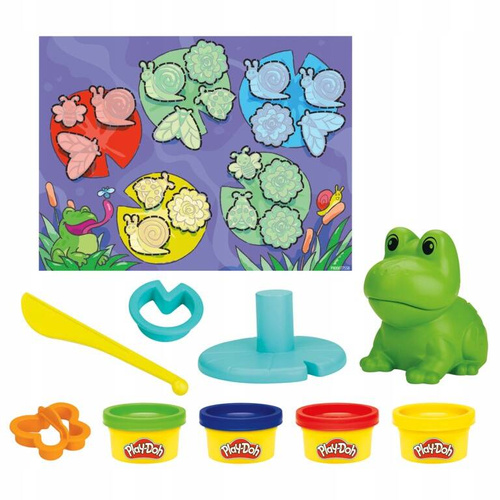 Play-Doh Ciastolina zestaw Żaba i Nauka Kolorów Hasbro F6926