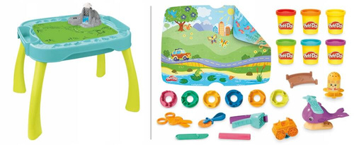 Play-Doh Ciastolina Stolik Stacja Kreatywności All in One Hasbro F6927