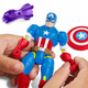 MixMashers Marvel Kapitan Ameryka figurka 12 cm twórz bohatera Hasbro F9267