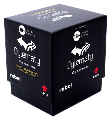 DYLEMATY GRA TOWARZYSKA DLA DOROSŁYCH REBEL 109100