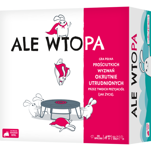 Gra Ale Wtopa planszowa karciana polska wersja Rebel