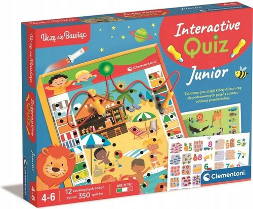 CLEMENTONI INTERAKTYWNY QUIZ JUNIOR 550821