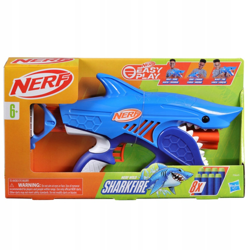 NERF Junior Wyrzutnia pistolet Wild Sharkfire Rekin Hasbro F8645