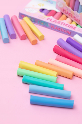 COLORINO PLASTELINA SZKOLNA PASTELOWA 12 KOL 87805