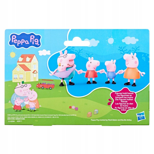 Świnka Peppa Zestaw Rodzina Peppy figurki mama tata George Evi Hasbro G0506