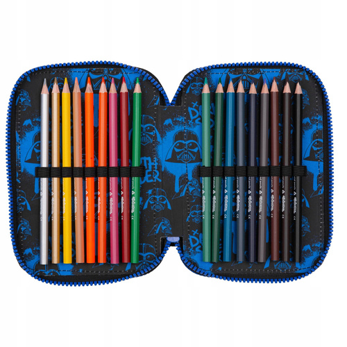 Coolpack Jumper 3 Disney Piórnik potrójny z wyposażeniem Star Wars F067779