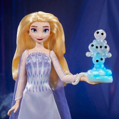Frozen Kraina Lodu II Magiczne Chwile Lalka Elsa mówiąca hiszpańska F2230
