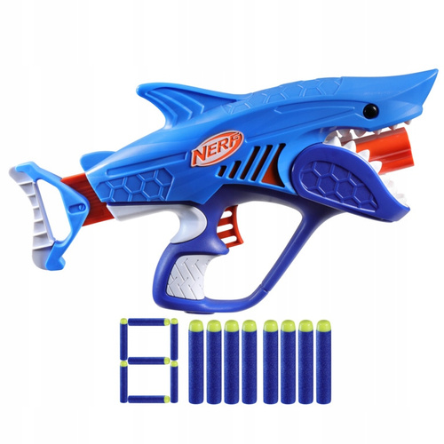 NERF Junior Wyrzutnia pistolet Wild Sharkfire Rekin Hasbro F8645