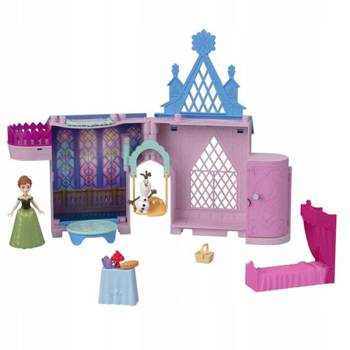Frozen Kraina Lodu Arendelle Zamek Pałac Anny + akcesoria Mattel HLX02