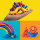 Play-Doh ciastolina tuby Metaliczne 4-pack błyszczące kolory Hasbro G1737