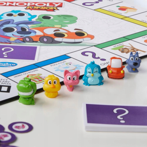 Gra Monopoly Junior 2w1 dwustronna plansza PL Hasbro F8562