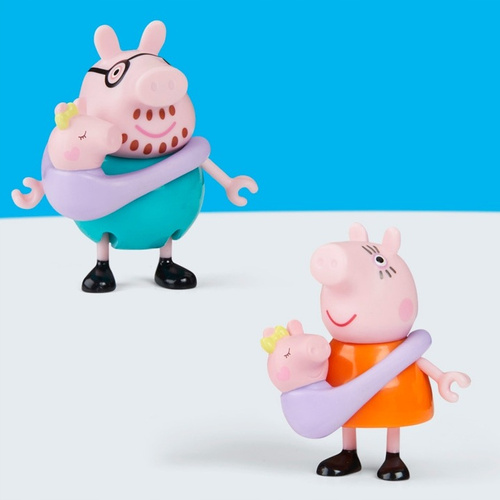Świnka Peppa Zestaw Rodzina Peppy figurki mama tata George Evi Hasbro G0506