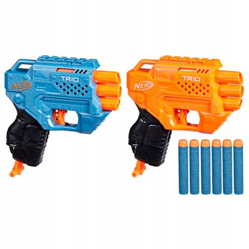 Hasbro Nerf Elite 2.0 Trio Combo Pack 2 blastery + 6 strzałek F6786