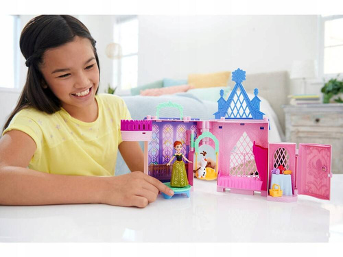 Frozen Kraina Lodu Arendelle Zamek Pałac Anny + akcesoria Mattel HLX02