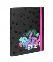 Coolpack Disney Teczka przestrzenna A4 z gumką Stitch Black w3 91842PTR