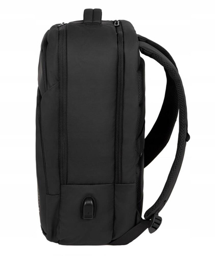 R-Bag Muls Plecak miejski na laptopa 13-15,6" z USB Black Z421