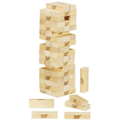 Gra zręcznościowa Jenga Classic aplikacja cyfrowa kostka Hasbro G1499