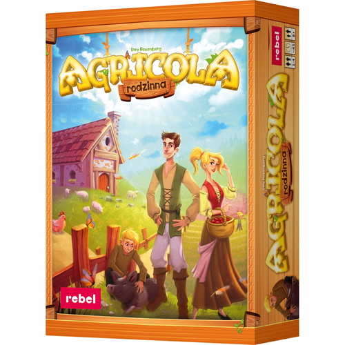 GRA RODZINNA PLANSZOWA AGRICOLA REBEL 17728