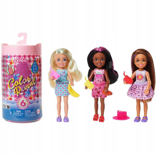Barbie Color Reveal Piknik Lalka Chelsea niespodzianka HKT81