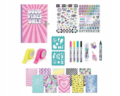 Projekt Deko Zestaw Kreatywny Sekretny Pamiętnik 125 akcesoriów EPEE