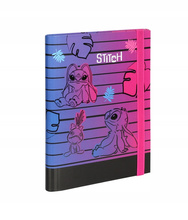 Coolpack Disney Teczka przestrzenna A5 z gumką Stitch Black w3 91811PTR