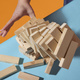 Gra zręcznościowa Jenga Classic aplikacja cyfrowa kostka Hasbro G1499