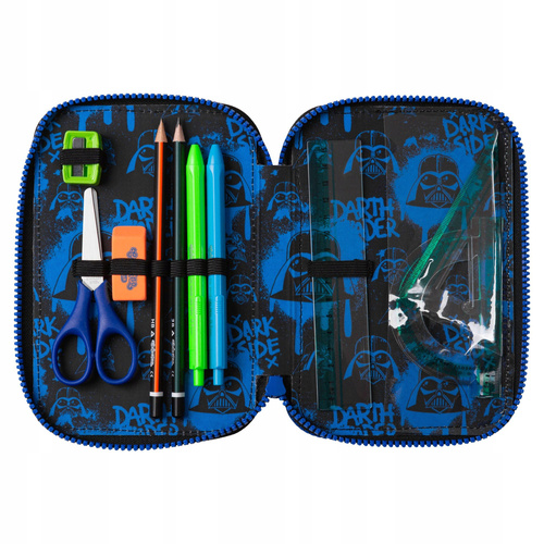 Coolpack Jumper 3 Disney Piórnik potrójny z wyposażeniem Star Wars F067779