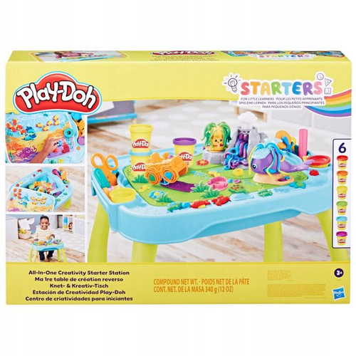Play-Doh Ciastolina Stolik Stacja Kreatywności All in One Hasbro F6927