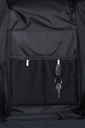R-Bag Fort Plecak miejski na laptopa 13-15,6" z USB Black Z051