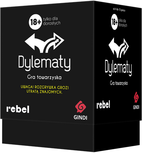 DYLEMATY GRA TOWARZYSKA DLA DOROSŁYCH REBEL 109100