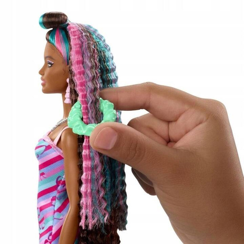 Barbie Lalka z długimi włosami Totally Hair Motylki HCM91