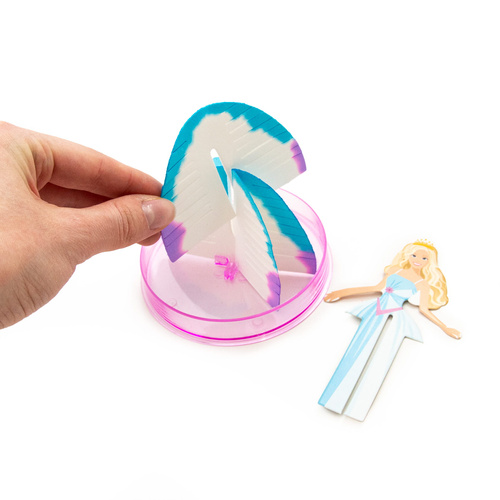 Magiczna Suknia Księżniczki Azure zestaw kreatywny krystalizacja Kidea