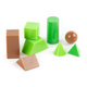 Modele 3D figur geometrycznych 8 figur piksele Kidea