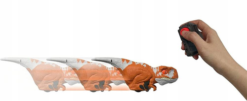 Jurassic World Uncaged Click Tracker Jeżdżący Dinozaur Atrociraptor GYN42