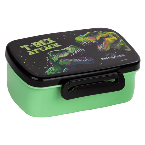 Lunchbox śniadaniówka z ruchomą przegrodą T-Rex Dinozaur bez BPA Derform