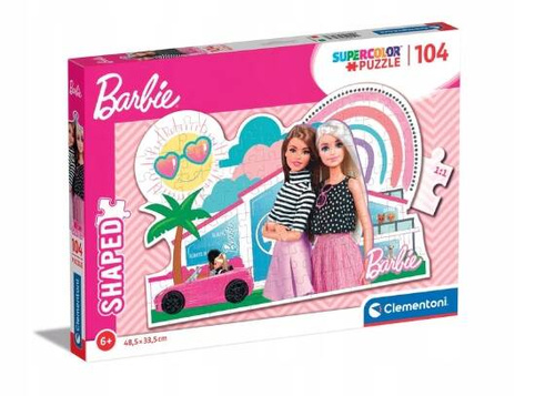 CLEMENTONI PUZZLE 104 EL. BARBIE SHAPED 27163