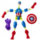 MixMashers Marvel Kapitan Ameryka figurka 12 cm twórz bohatera Hasbro F9267