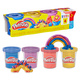 Play-Doh ciastolina tuby Metaliczne 4-pack błyszczące kolory Hasbro G1737