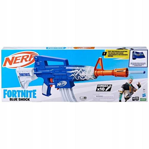 HASBRO NERF FORTNITE WYRZUTNIA BLUE SHOCK AUTOMAT F4108