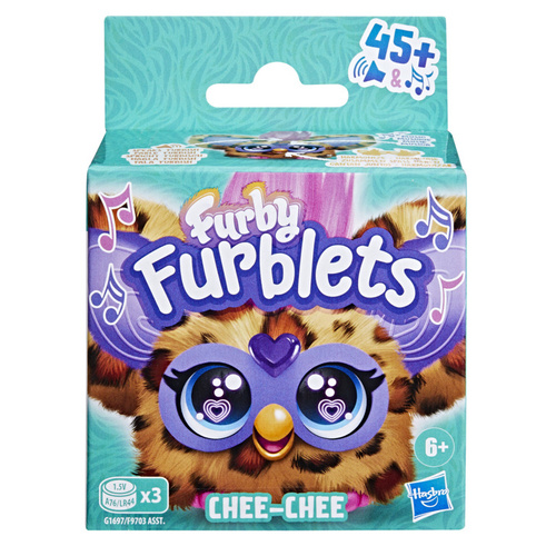 Furby Furblets Interaktywna maskotka Chee-Chee Gepard Hasbro G1697