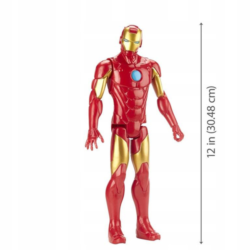 Marvel Avengers Titan Hero figurka Iron Man 30 cm. Hasbro E7873