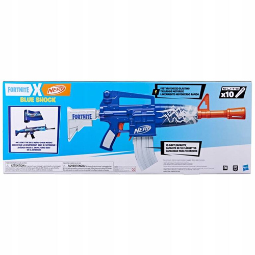 HASBRO NERF FORTNITE WYRZUTNIA BLUE SHOCK AUTOMAT F4108