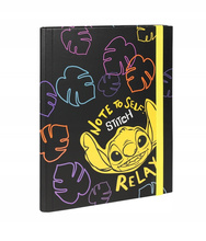 Coolpack Disney Teczka przestrzenna A4 z gumką Stitch Black w2 91835PTR